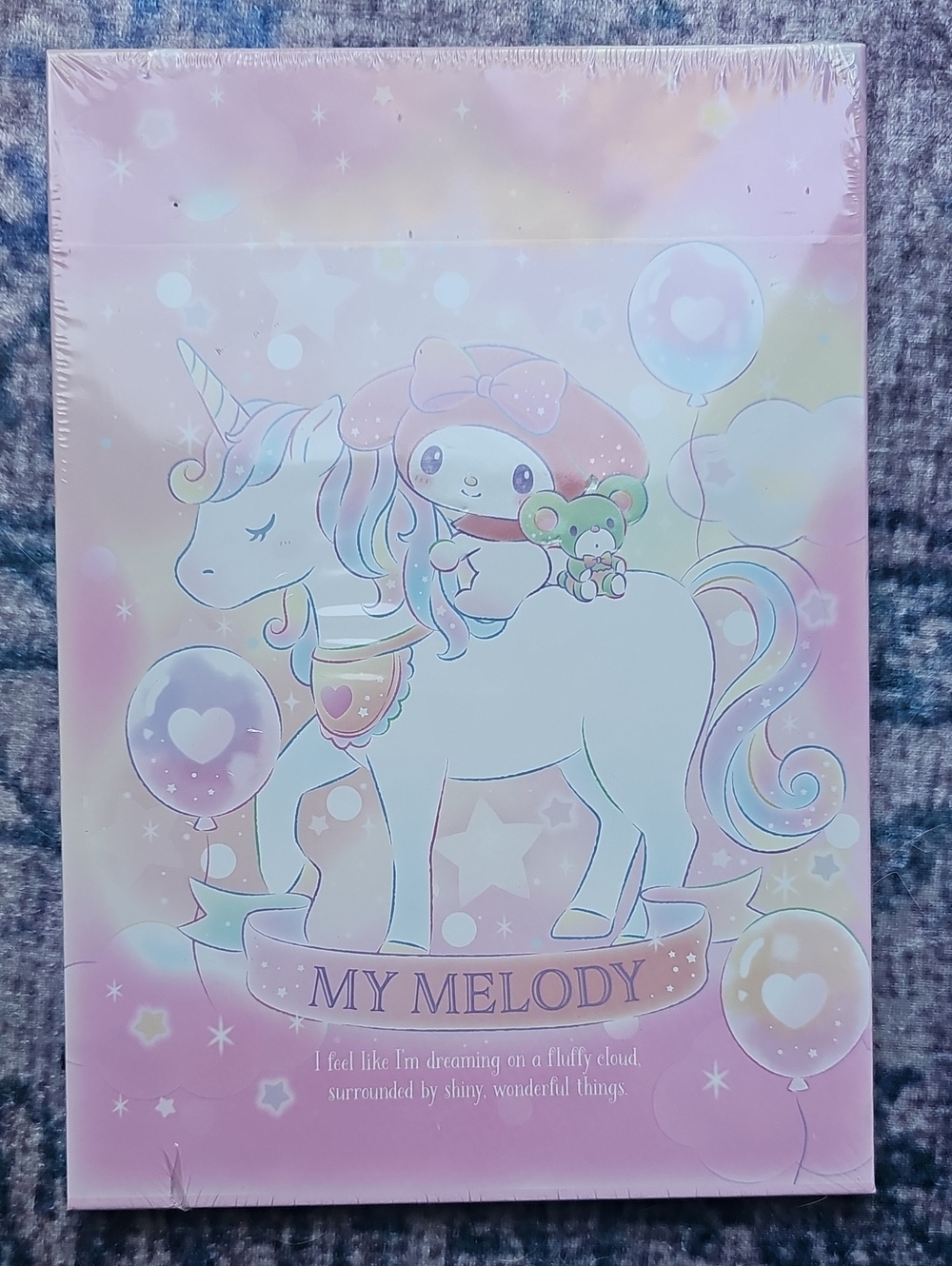 Sanrio My Melody Pastel Pink Unicorn Party Poster